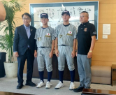 ２０２５ヨーロッパ選手権プレ大会出場　尾道市長表敬訪問